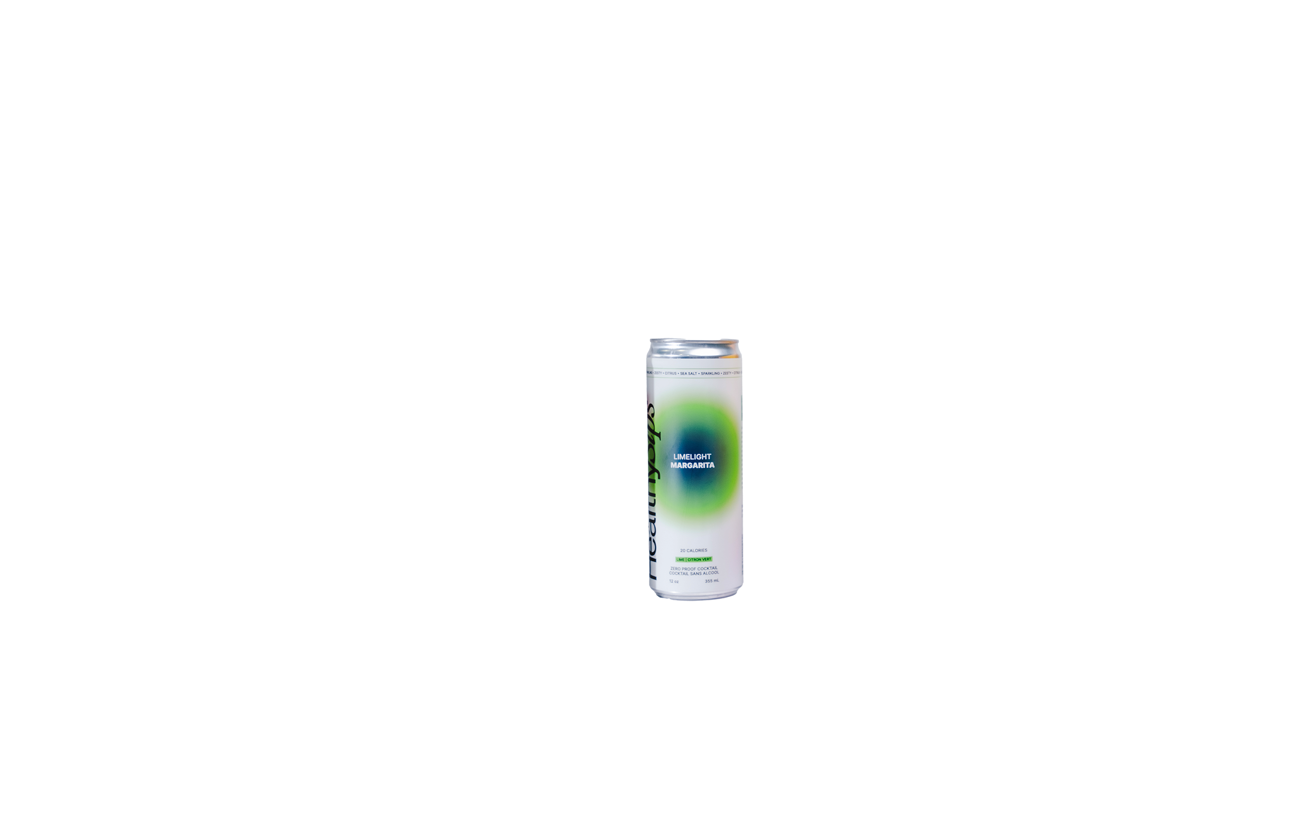 Limelight Margarita — non-alcoholic sparkling mocktail can